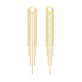 Cascata tassel earrings in Gold