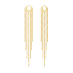 Cascata tassel earrings in Gold