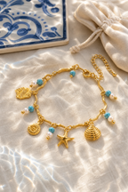 Maratea ocean bracelet flat lay