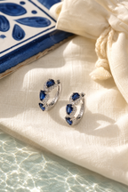 Atrani blue hoops flat lay