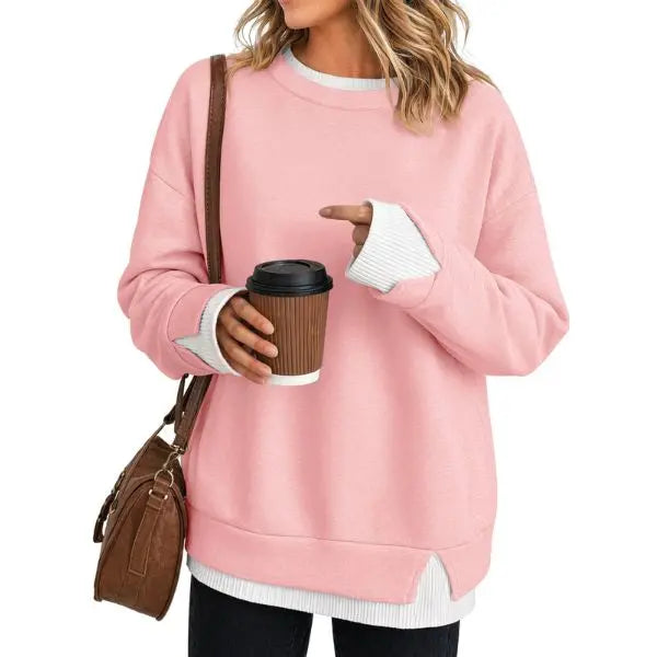 Bruma layered sweatshirt in Pink