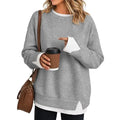 Bruma layered sweatshirt in Grey
