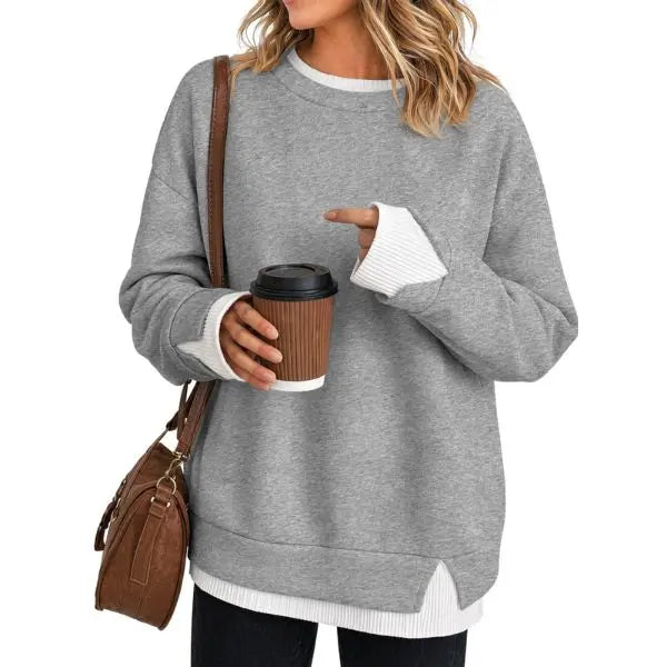 Bruma layered sweatshirt in Grey
