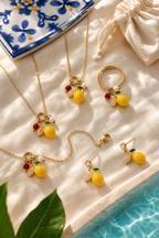 Sorrento lemon set flat lay