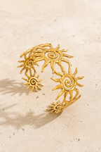 Vietri sun bracelet in gold