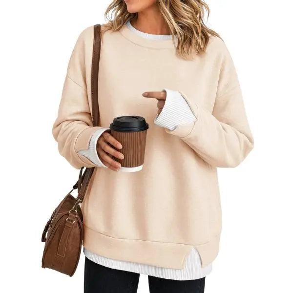 Bruma layered sweatshirt in Apricot