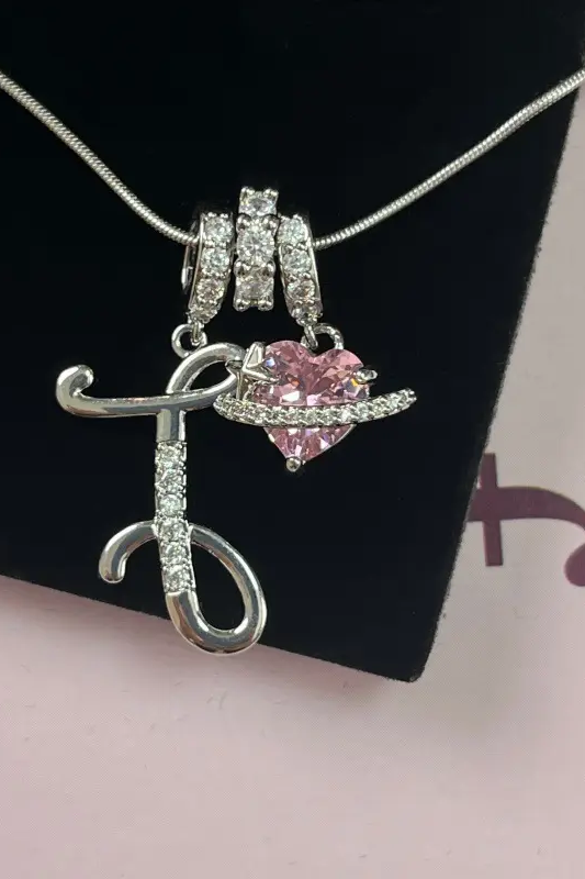 Cifra initial necklace letter I