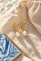 Minori pearl drops flat lay