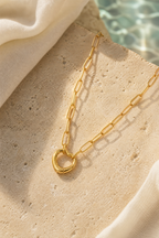 Capri carabiner necklace still life