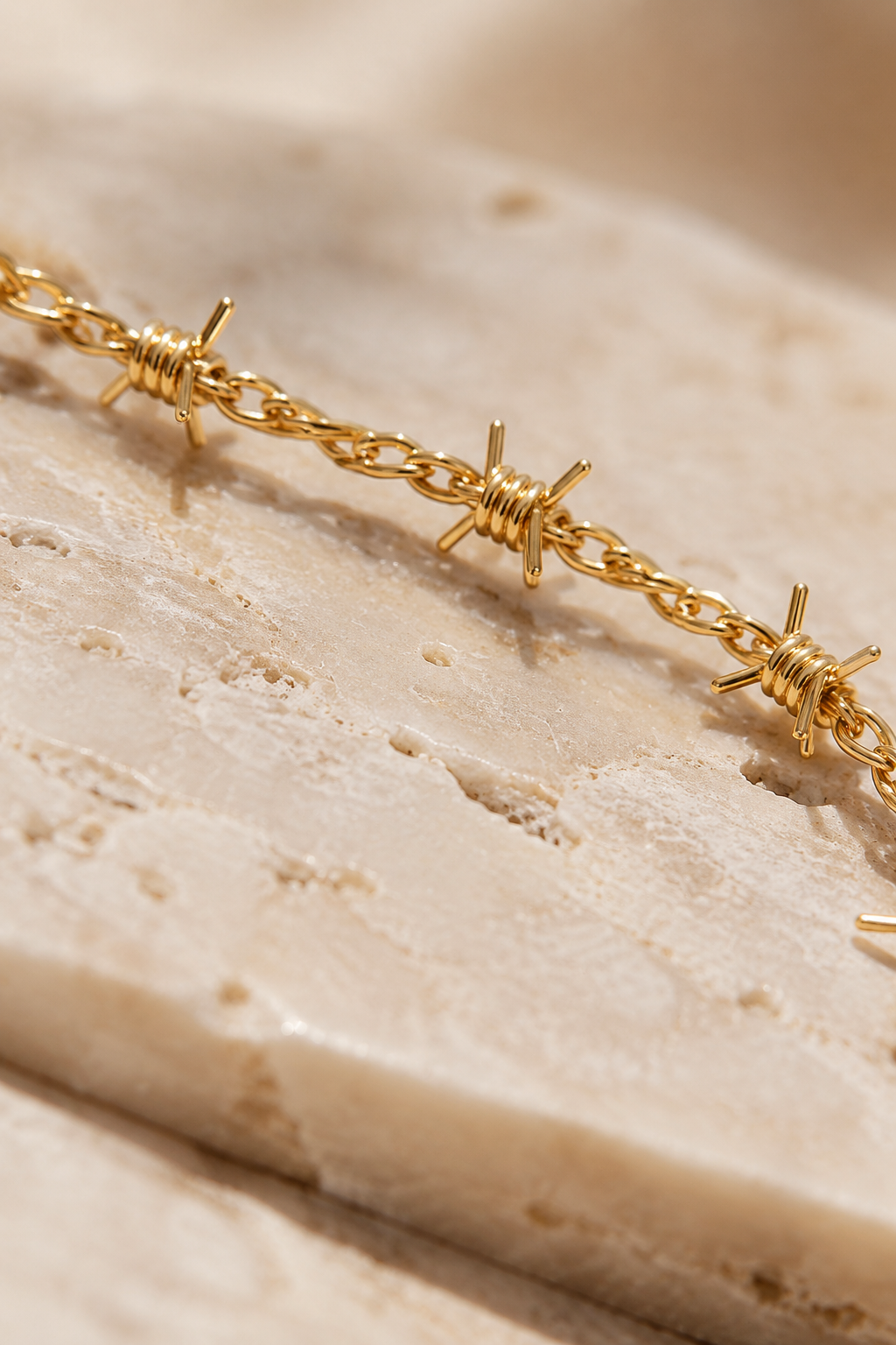 Macro of the barbed wire link