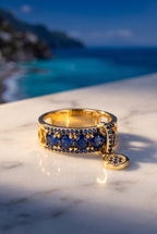 Conca blue ring still life
