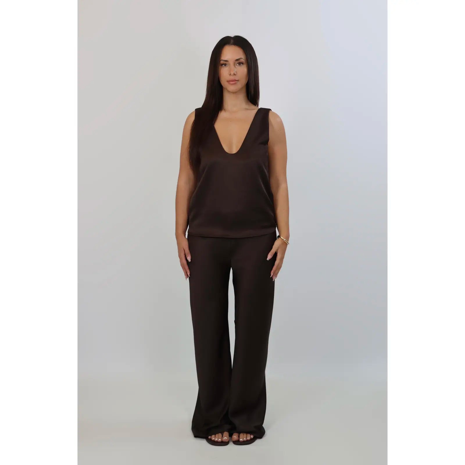 Luna satin pant listing photo 4