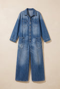 Salerno denim jumpsuit in blue, catalog hero