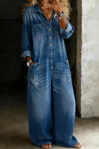 Salerno denim jumpsuit in blue