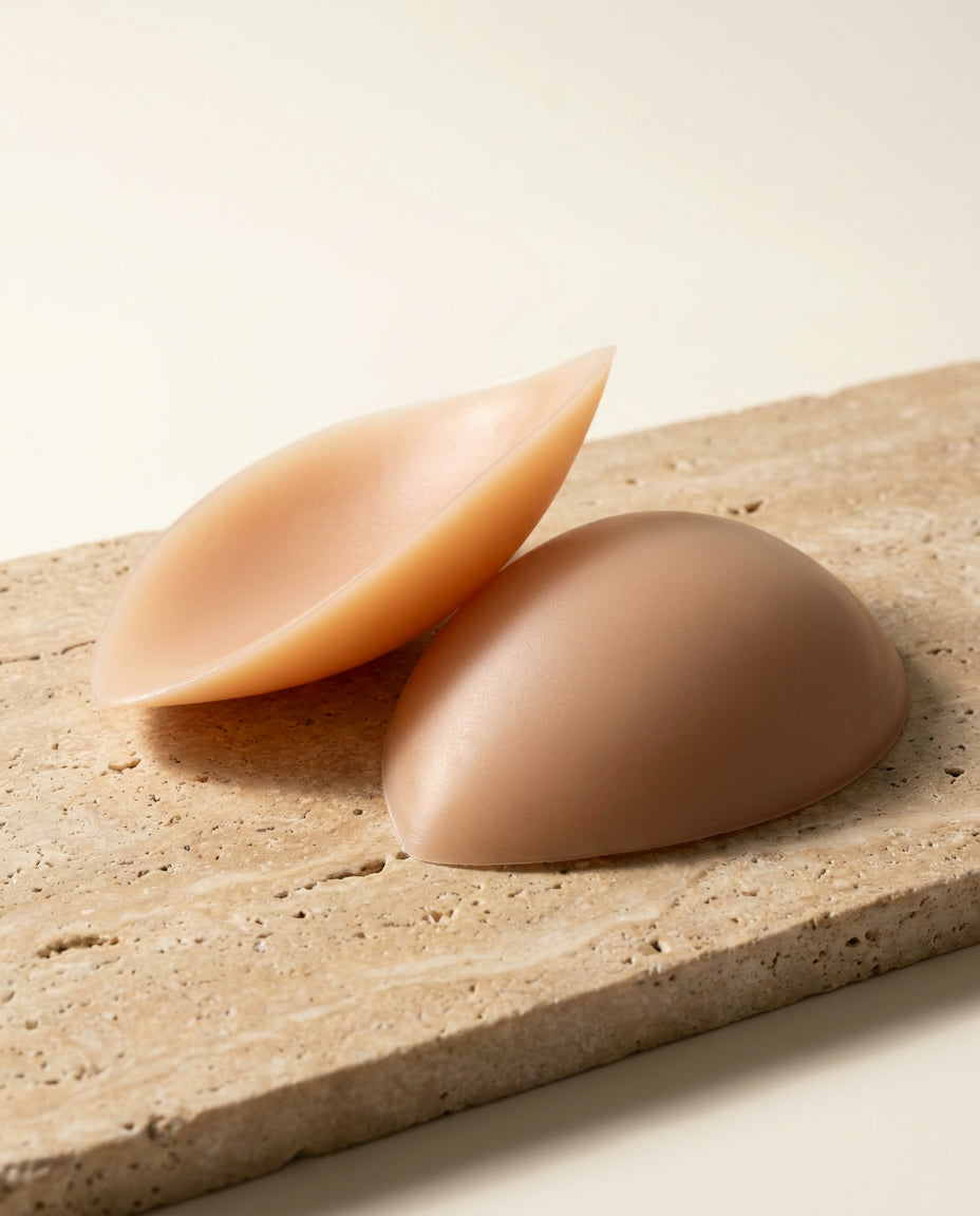 Sirena lift inserts on warm travertine stone