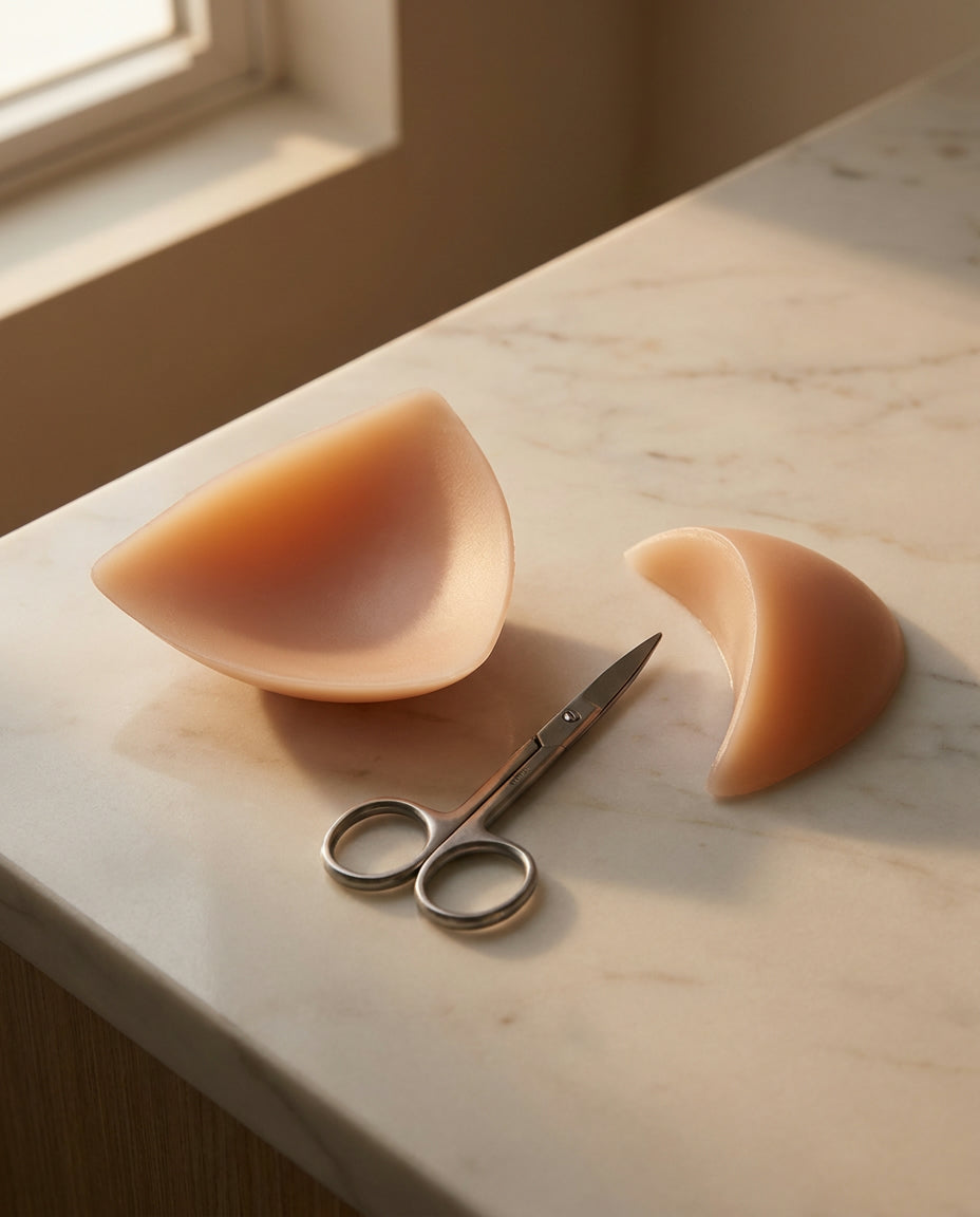 Sirena lift inserts beside a pair of scissors