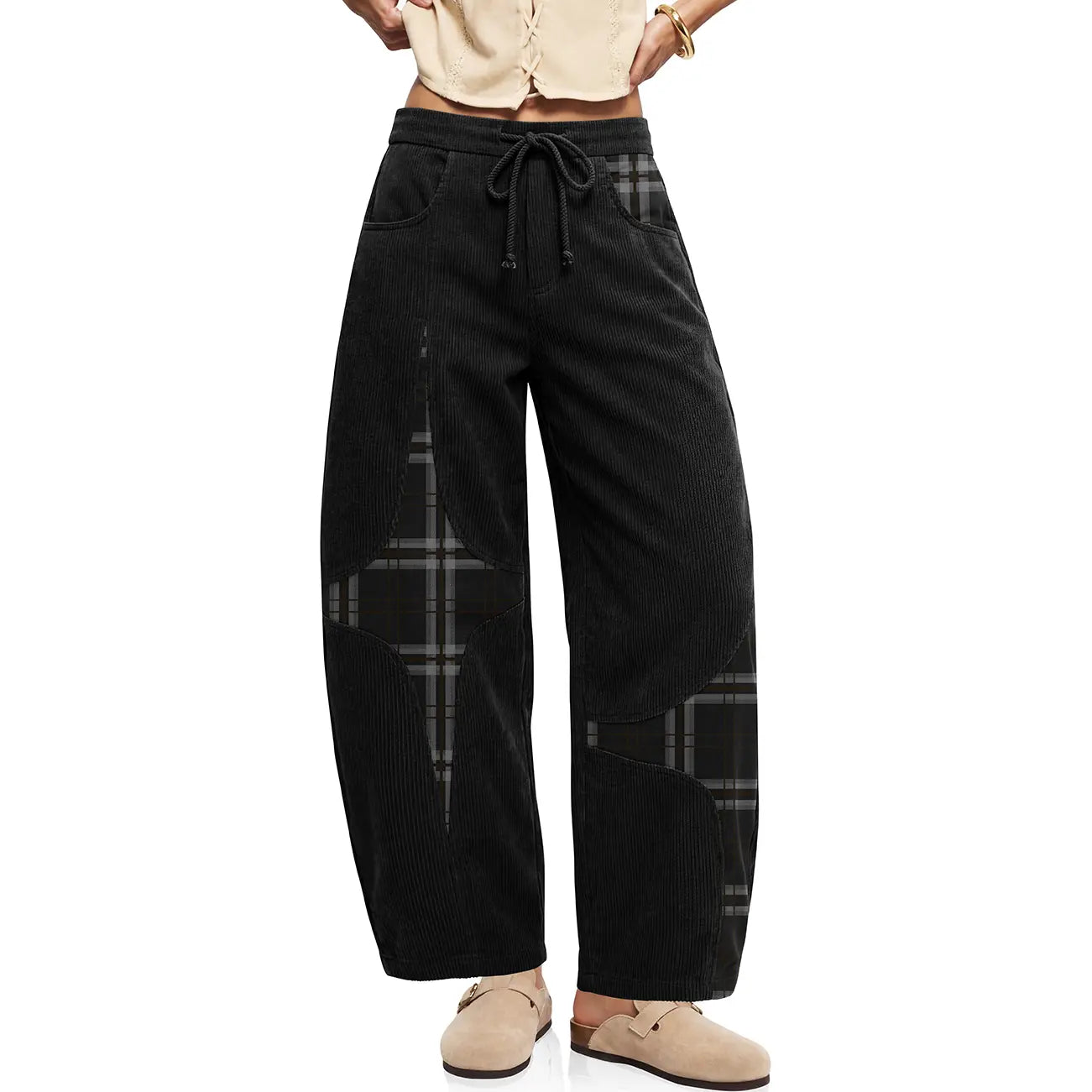 Vietri barrel pant in Black