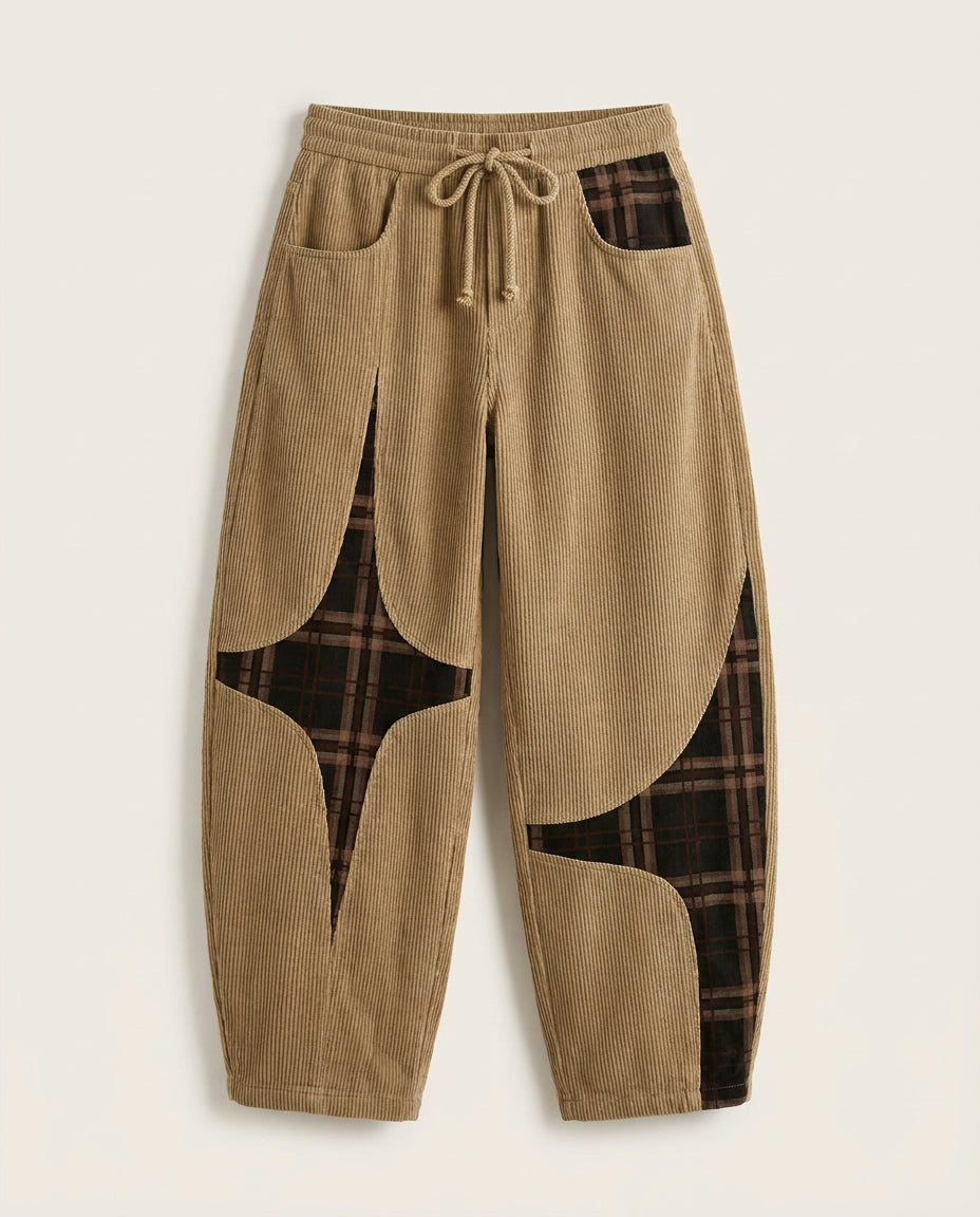 Vietri barrel pant on a plain off-white background